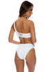 Luli Fama Pura Curiosidad One Shoulder Lace Back Top